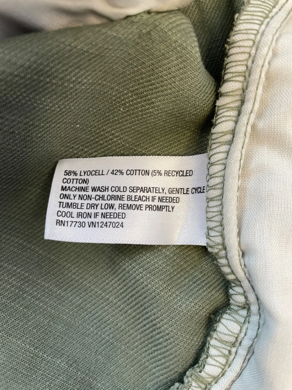 NWT Goodfellow & Co. Men's Olive Green Elastic-Waist Drawstring Shorts. Size L - Picture 7 of 7